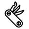 Multitool purpose icon, outline style