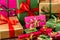 Multitude of Wrapped Gifts