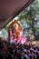 MUMBAI, INDIA - SEPTEMBER 29,2012 : Devotees bids adieu to Lord Ganesha as the ten-day-long Hindu festival ends in Mumbai.