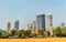 Mumbai skyline from Girgaon Chowpatty Beach