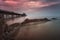 Mumbles pier at sunset