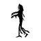 Mummy halloween silhouette scary monster fantasy