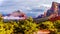 Munds Mountain and Twin Butte red rock mountains surrounding the town of Sedona