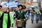 MUNICH, BAVARIA, GERMANY - MARCH 11, 2018: Drummer and Flutists