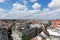 Munich city center and old town skyline view to old town