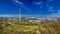 MUNICH, GERMANY - April 3th, 2019: The Olympiapark in panoramic full view - Munich, Germany, tourism hotspot of the