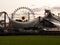 MUNICH, GERMANY - AUGUST 20, 2017: Olympiapark with a ferris whe