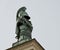 Munich, Germany - Hofgarten, bronze statue on entrance portal