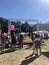 Munich, Germany - July 1, 2018: Sports competition in Konigsplatz during summer