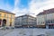 Munich, Germany - July 6, 2022: Street view over Max-Joseph-Platz. Named after King Maximilian Joseph. Max-Joseph-Platz serves as