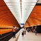 Munich, Germany - June 28, 2019 : Interior Space of Marienplatz U Bahn Station, Marienplatz is an important stop on the Munich S-