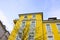 Munich, Germany - May 03, 2017: The facade of Krone Hotel building