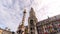 Munich Germany time lapse at Marienplatz new Town Hall Square