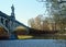 Munich, Maximilian bridge on Isar river
