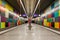 Munich Metro Underground Station Georg-Brauchle-Ring in Germany