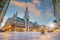 Munich skyline with Marienplatz town hall in Germany