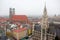 Munich View from the lookout tower of St. Peter