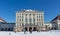 MUNICH â€“ JANUARY 28: Beautiful view of Nymphenburg Palace in win