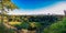 Municipal park of Ribeirao Preto - Sao Paulo, Brazil, panoramic view of the city of Ribeirao Preto from the municipal park