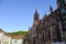 Munster in the center of the city of Freiburg im Breisgau, with houses ,Germany