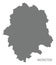 Munster city map grey illustration silhouette shape