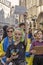 MUNSTER, GERMANY - August 24th, 2002: Ukrainians celebrate the Day of Independence in the streets and squares of many European