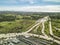 Muntinlupa, Philippines - Aerial of MCX Muntinlupaâ€“Cavite Expressway