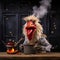 Muppet metaphorical chicken, Eating hot chili,