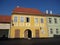 Mural decor of house in old town Petrovaradin, Novi Sad.