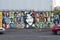 Mural dedicated to Ulster`s important historical figures, Belfast, Ulster.