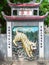 Mural at entrance to Haon Kiem lake park