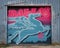 Mural featuring the iconic Dallas Pegasus by Anthony Chavez painted for the Wild West Mural Fest 2022 in the Tin District.