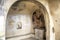 Mural painting 13th century, David Gareja and Udabno monastery