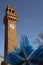 Murano Blue Sculpture in Venice