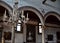 Murano Glass Chandeliers in a Church