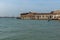 Murano island glass workshop - view from the lagoon Venice