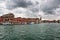 Murano island with its historic houses in Italy