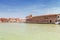 Murano Island, small village near the Venice / Panorama of the river canal and historical architecture