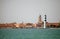 Murano islands in the Venetian Lagoon in Venice, Italy