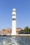 Murano lighthouse in morning light, Venice, Veneto, Italy
