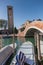 Murano - view of boats and Ponte San Donato