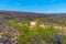 Murchison river passing through Kalbarri national park in Australia around Ross Graham lookout