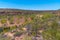 Murchison river passing through Kalbarri national park in Australia around Ross Graham lookout