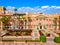 Murcia Town Hall aerial panoramic view in Spain