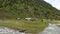 Murdash Village Alay Valley Kyrgyzstan Osh Region. A View of Alay Valley, Trans-alay Range, and Kyzyl-suu West River.