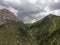 Murdash Village Alay Valley Kyrgyzstan Osh Region. A View of Alay Valley, Trans-alay Range, and Kyzyl-suu West River. Alay Moun