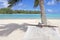 Muri Lagoon from a hammock point of view Rarotonga Cook Islands