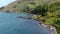 Murlough Bay in North Ireland - aerial view