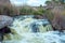 The murmuring waters of the Tokovsky waterfall in Ukraine.