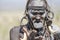 Mursi woman with a strange lip plate